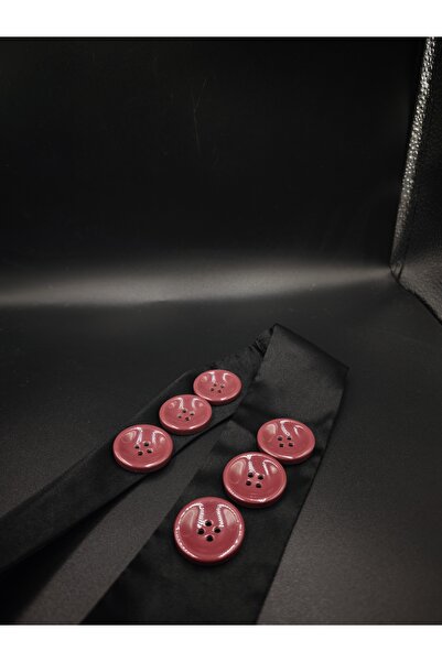 NESGO MODA زر معطف أحمر كبير الحجم مقاس 48 مقاس 30.5 ملم