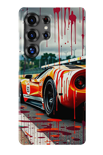 lelia حافظة هاتف شفافة متوافقة مع هاتف سامسونج جالاكسي S23 الترا مطبوع |   ال...