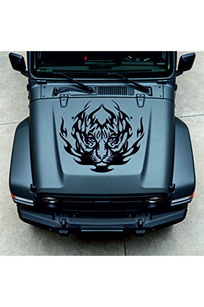 StickITsibiu Tribal Tiger – 4×4 Off-Road Car Sticker – Dimensions 85x72 cm.