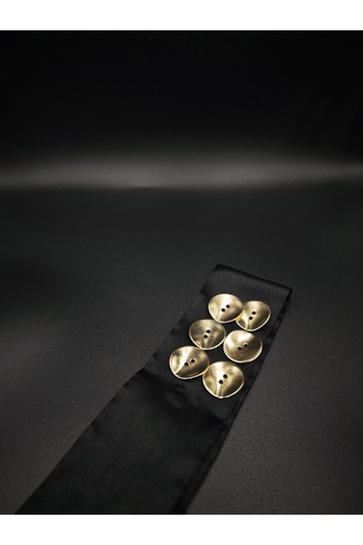 NESGO MODA زر معدني ذهبي فاخر 6 قطع 22.9 ملم 36 مقاس