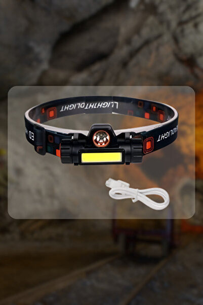 Klaus Led Kafa, Tepe Lambası Şarjlı - 50+80 Lümen, 3-5 Saat Kullanım Süresi, ...