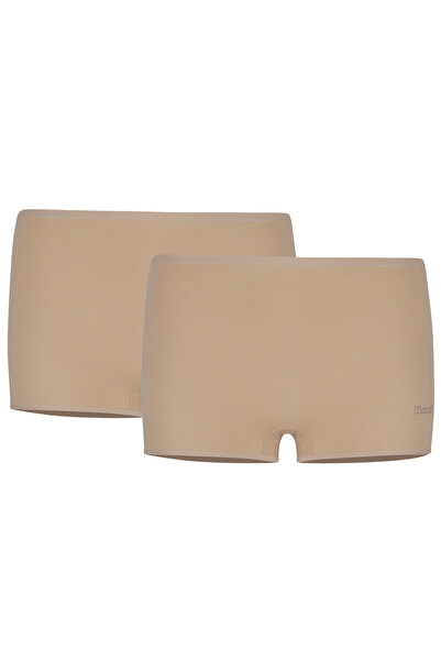 Kom Women'S, 47% Cotton, 47% Modal, 6% Elastane, 2-Pack Basic Shorts