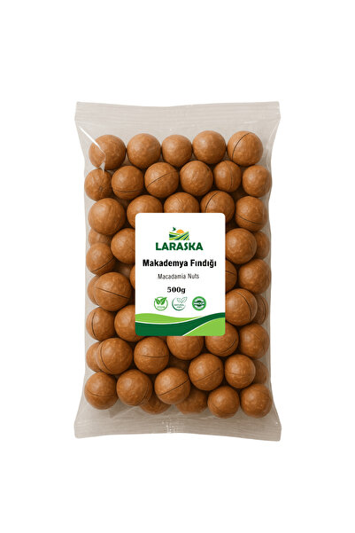Laraska Kabuklu Kavrulmuş Makademya Fındığı 500g Macadamia Nuts in Shell