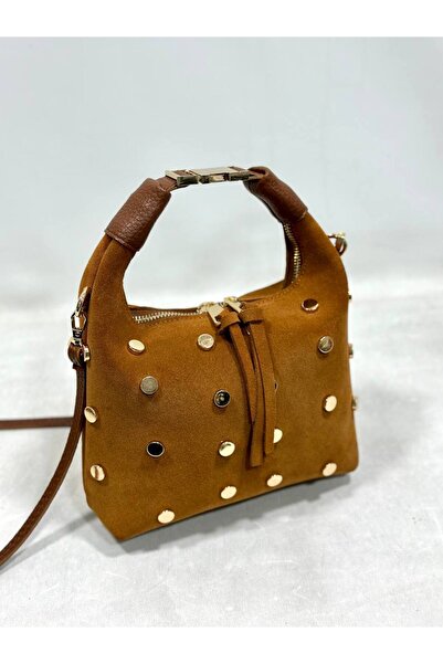 My Easy Shop Women's Bag Genuine Suede Leather Trock Shoulder Bag