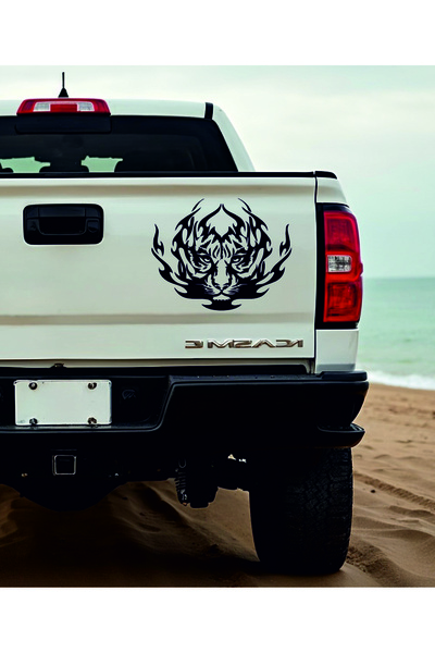 StickITsibiu Tribal Tiger – 4×4 Off-Road Car Sticker – Dimensions 30x26 cm.