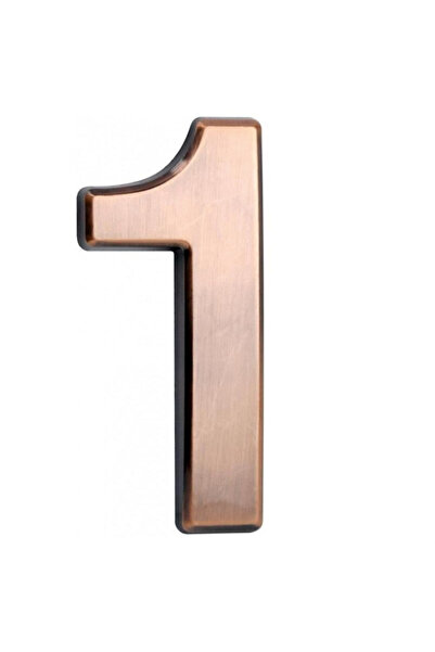 Strend Pro MagicHome house number, digit 1, PVC, Antique Bronze, 70x100mm, 3D