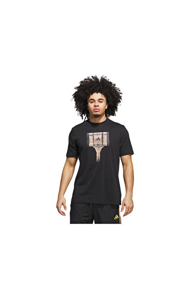 adidas تي شيرت سبوت لايت تي 1 للرجال لكرة السلة JV8432 أسود