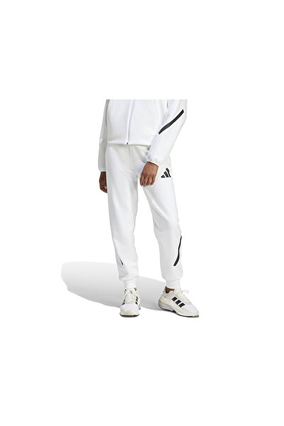 adidas دبليو زد إن إي. بنطلون رياضي نسائي كاجوال من بي تي JE7843 باللون الأبيض