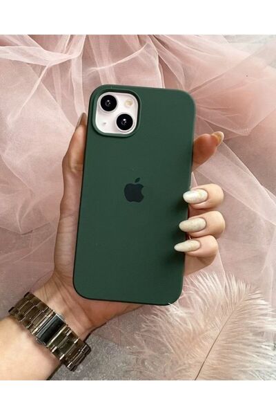 CaseKİdükkan iPhone 13/14 Uyumlu Kadife İçli Silikon Lansman telefon Kılıf - ...