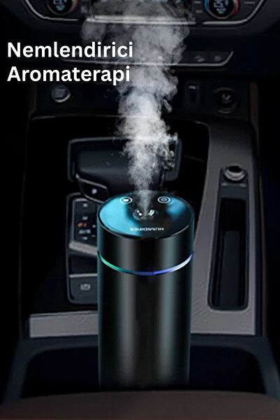 Abbruch Bardaklığı Uyumlu Ultrasonik Hava Nemlendirici & Aroma Difüzör – LED Işıklı Ev / Ofis / Araç