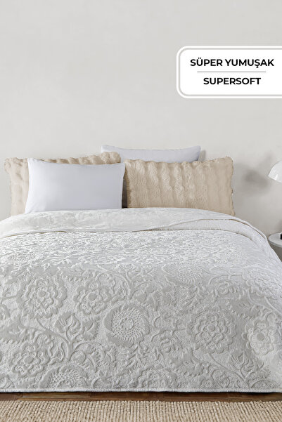 Evlen Home Collection Maya 3 кг ковдра з тисненням Embos, двоспальна, товста,...