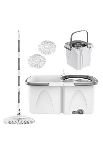 Dreamramp Cleaning set, bucket with mop, two refills, height-adjustable.