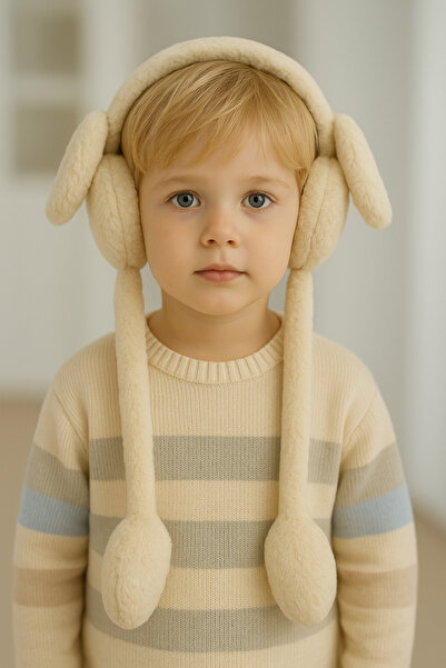 Butik 5–12 Yaş Çocuk Peluş Tavşan Kulaklık – Hareket Eden Sesli | Sıcak Tutuc...