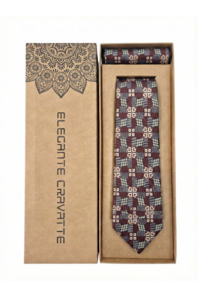 Elegante Cravatte Special Mixed Patterned Printed Ties and Pocket Squares - Special Boxed