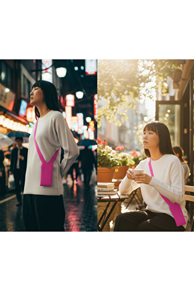 Generic Minimalist Crossbody Mobile Phone Bag with Wide Strap – Lightweight & Stylish Carry Case