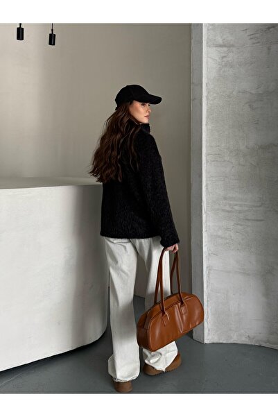 asur boutique Asur Boutique Women's Felt Fabric Buckle Zipper Jacket