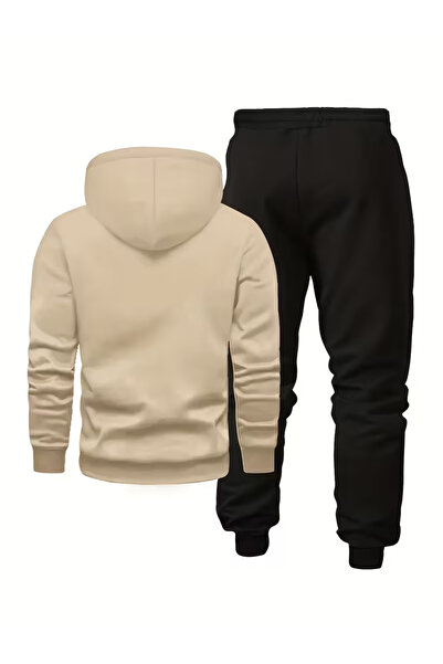 Flaubert Falubert-Men's Printed Etc Oversized Sweatahirt -Sweatpants 2-Piece Set