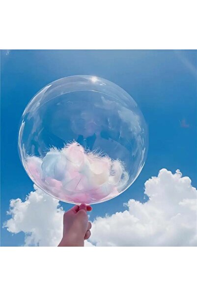 OEM Set of 10 BOBO balloons, transparent 70 cm