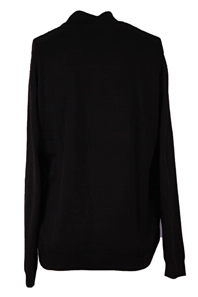 trender Half Fisherman Black Men's Sweater 18097