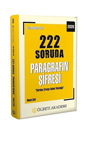 Anla Kazan Yayınları Öğreti 2026 KPSS MEB-AGS ALES DGS TYT AYT MSÜ 222 Soruda...