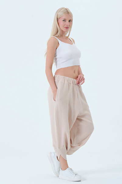 RELAXL 2XS-10XL 100% βαμβακερό μουσελίνα μπεζ φαρδύ ρούχο διαλογισμού