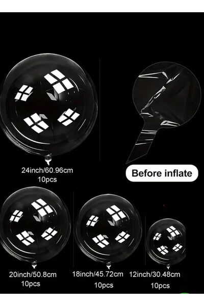 OEM Set of 10 BOBO Balloons 55 cm