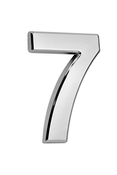 Strend Pro MagicHome house number, number 7, PVC, Silver, 70x100mm, 3D