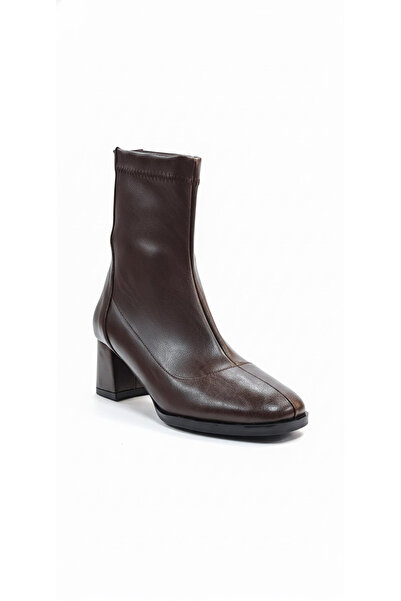 Ustalar Ayakkabı Çanta Brown Women's Heeled Boots 203.42-287