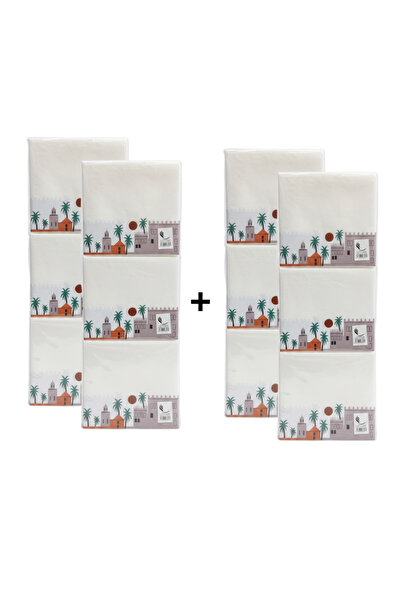 Genenic Luxury heritage napkins with a Founding Day print, 2+2 free