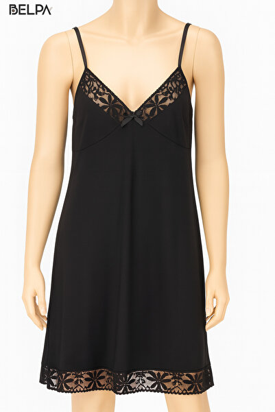 belpa Ceylanoğlu Jarse Jupon cu bretele din snur