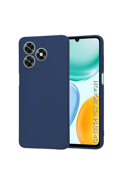 Techsuit Husă din silicon SoftFlex pentru Honor X5c Plus, bleumarin