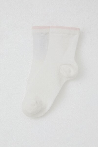 Katamino Girl's Socks Basic 7-16 Years, Ecru