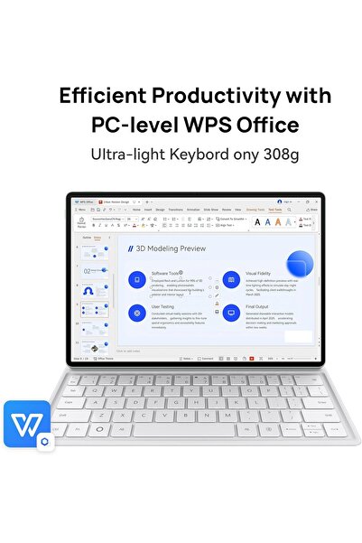 Huawei MatePad 12 X (2025) LAURENT-W09DK - 256GB / 12GB RAM, Wi‑Fi, White