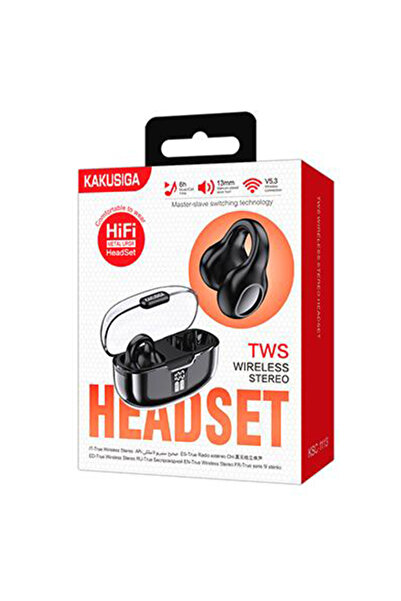 KAKU Casti Wireless (KSC-1113), Casti Wireless, Ear Buds, BT 5.3, 180h StandBy, 300mAh, Jiaer, Black
