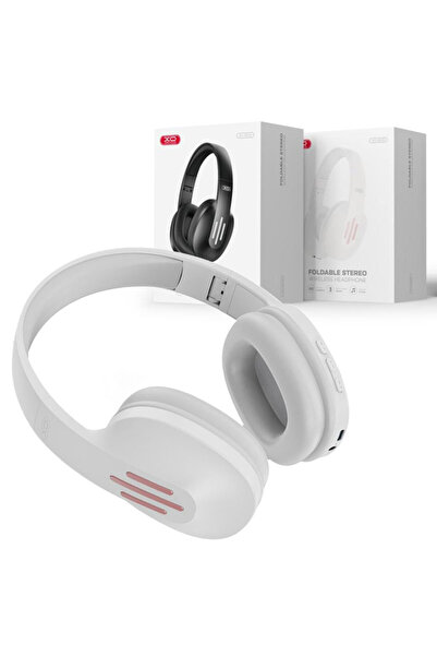 Xo Casti Wireless (BE39), Over Ear, BT 5.0, 180h StandBy, Gaming, Foldable, White