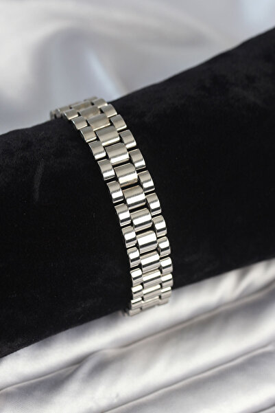 Skygo 316L Steel Silver Color 12 mm Thickness Men's Bracelet - Tj-Eb3777