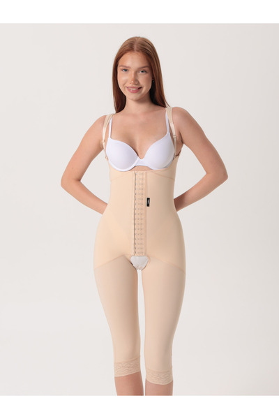 H&A Korse Corset Fajas Kopçalı Diz Altı Korse Medikal Liposuction Karın Germe...