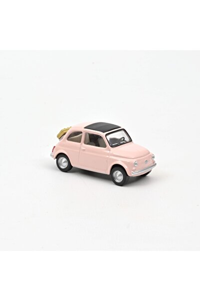 Norev Macheta auto, Fiat 500F 1965 - Roz deschis - JET CAR 1:43