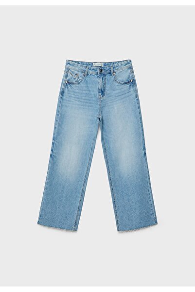 Respire Women's D96 Straight Crop Jean Light Blue