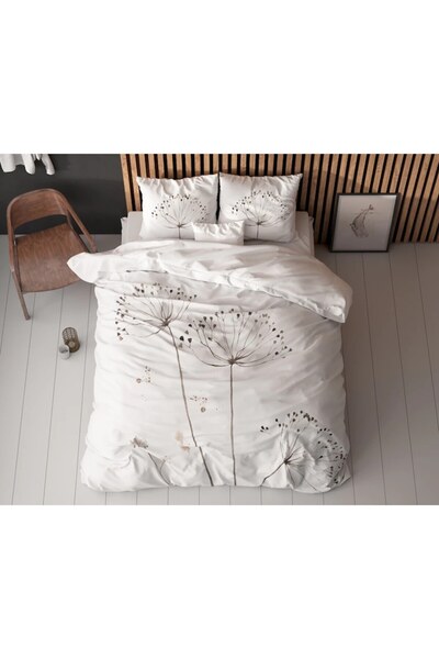 Sleeptime Essentials Light Spring White Bedding 200x200/220, 2 Pillowcases, 100% Microfiber