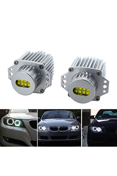GizMondo Set 2 faruri LED Angel Eyes cu CREE pentru BMW E90/E91 Seria 3 (2004-2008) 2x80W Canbus