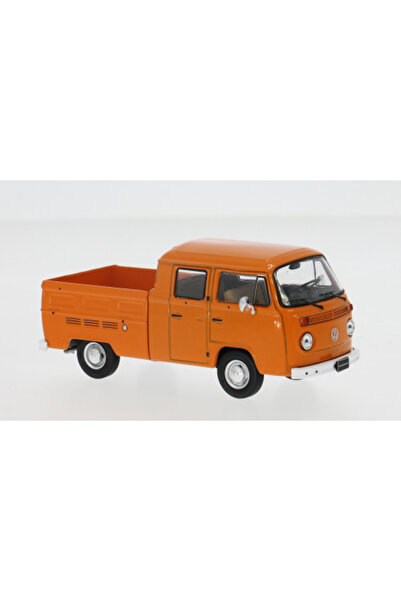 IXO Volkswagen T2 пикап с Двуспален кабина, оранжев, 1982 г. 1:43