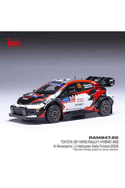 IXO Toyota GR Yaris Rally1 Hybrid #69 R.Kalle, H.Jonne Secto Rally Finlanda 2024 1:43