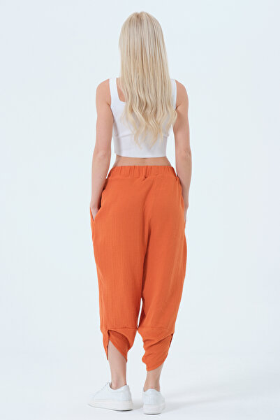 RELAXL Meditation Clothing Plus Size 100% Cotton Baggy Orange