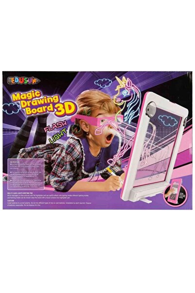 Muhcu Home Gerçekçi 3D Sihirli Yazı Tablet Tahtası Seti