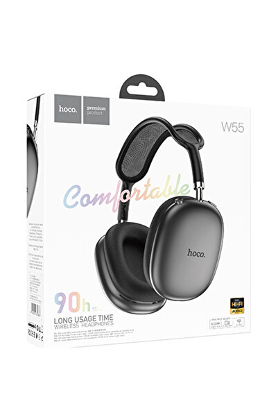 AUDIOX Hoco (W55) Ασύρματα Ακουστικά, Περιφερικά στο αυτί, BT 5.4, 200 ώρες σ...