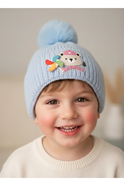 gigigiyim Animal Patterned Frilly Boy's Beret