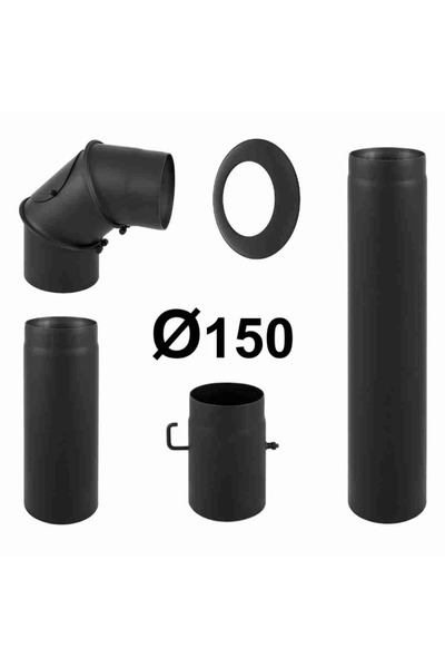 Darco Fi150 downpipe package, chimney connection - PRO