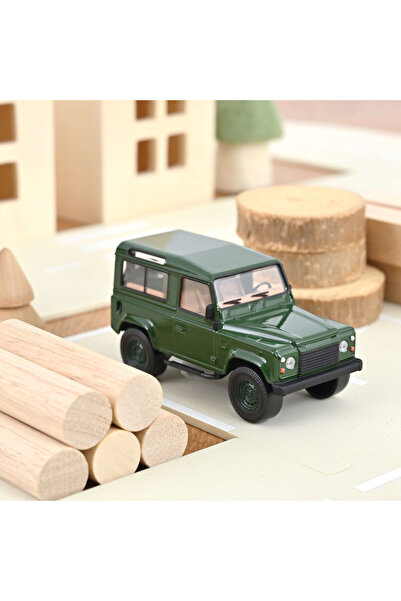 Norev Macheta auto, Land Rover Defender 1995 Dark Green Jet-car 1:43