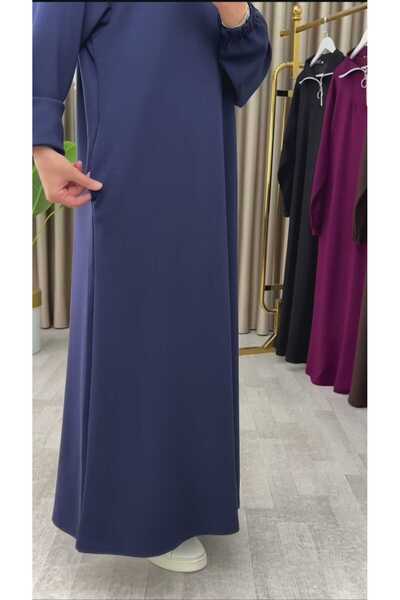 verabelle Plus Size Zipper Neckline Long Dress